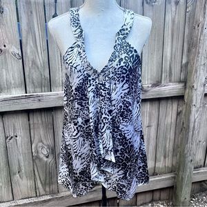 Sioni Blouse Animal Print; Sleeveless; Size Medium